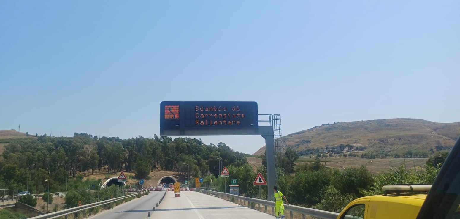 Sicilia, Anas: per ispezioni periodiche alle gallerie, limitazioni su alcuni tratti delle autostrade A29 e A29 Dir