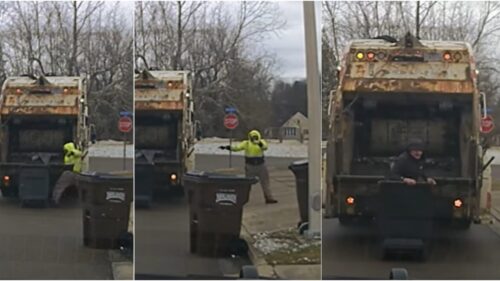 Usa. Si nasconde in un bidone per sfuggire alla polizia: il netturbino lo fa scoprire