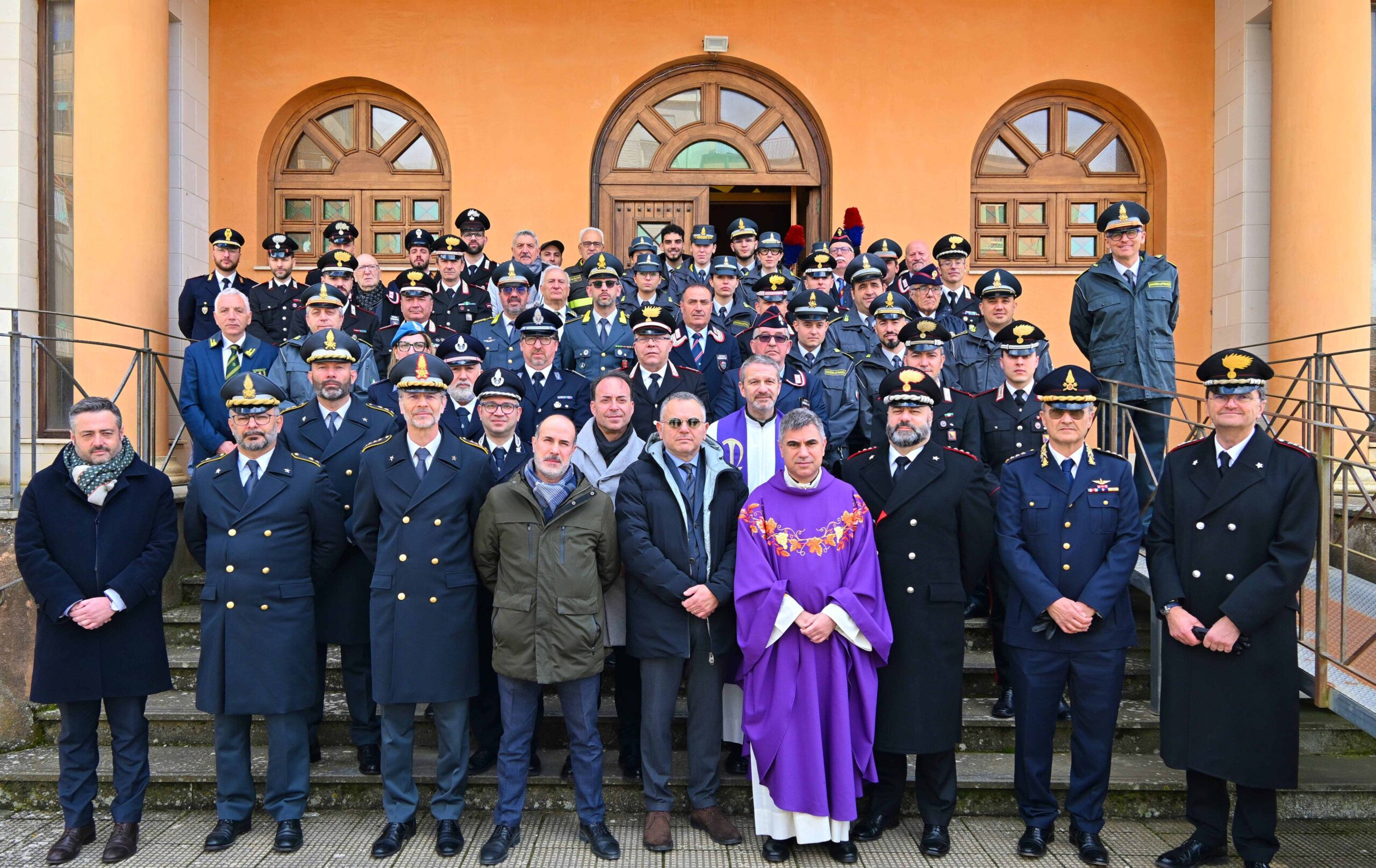 Celebrato ad Enna il tradizionale precetto pasquale interforze