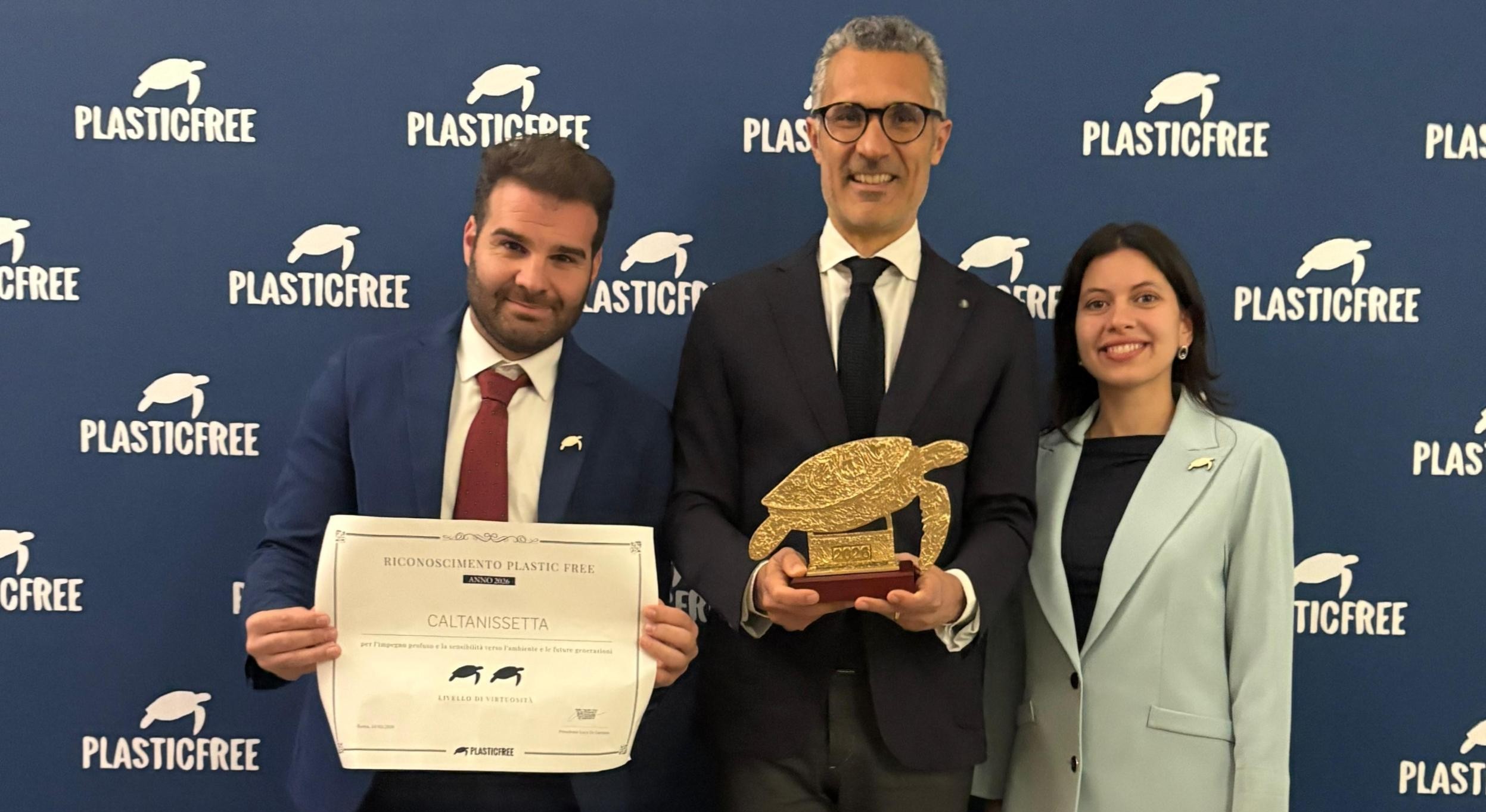 Caltanissetta tra i 141 comuni italiani Plastic Free