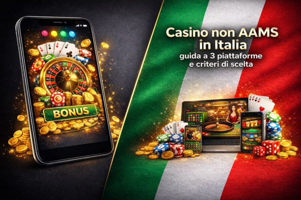 Casino non AAMS in Italia guida a 3 piattaforme e criteri di scelta