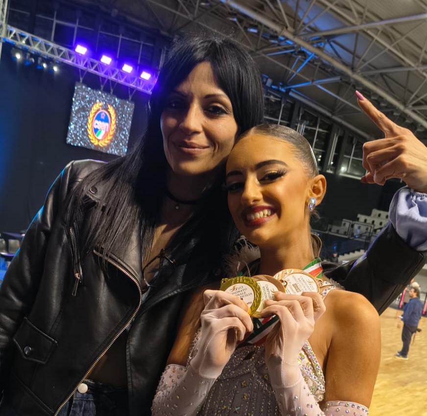 Ludovica Falzone: è nissena la Campionessa al Regionale Assoluto Sicilia ANMB danze latino-americane.