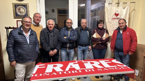 Mussomeli,  Circolo Pastori dona alla Fratres tavolo pieghevole