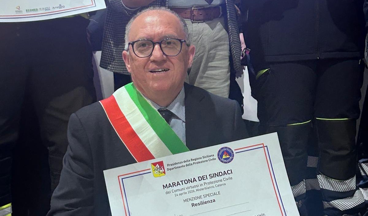 Milena. Menzione al Comune per il Piano di Protezione Civile: a Misterbianco riceve il riconoscimento il sindaco Claudio Cipolla