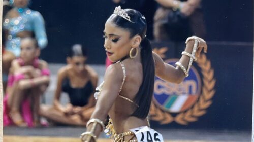 Caltanissetta, 9 anni e un talento: Clara Allegro riconferma il titolo di campionessa regionale assoluta di ballo latino americano