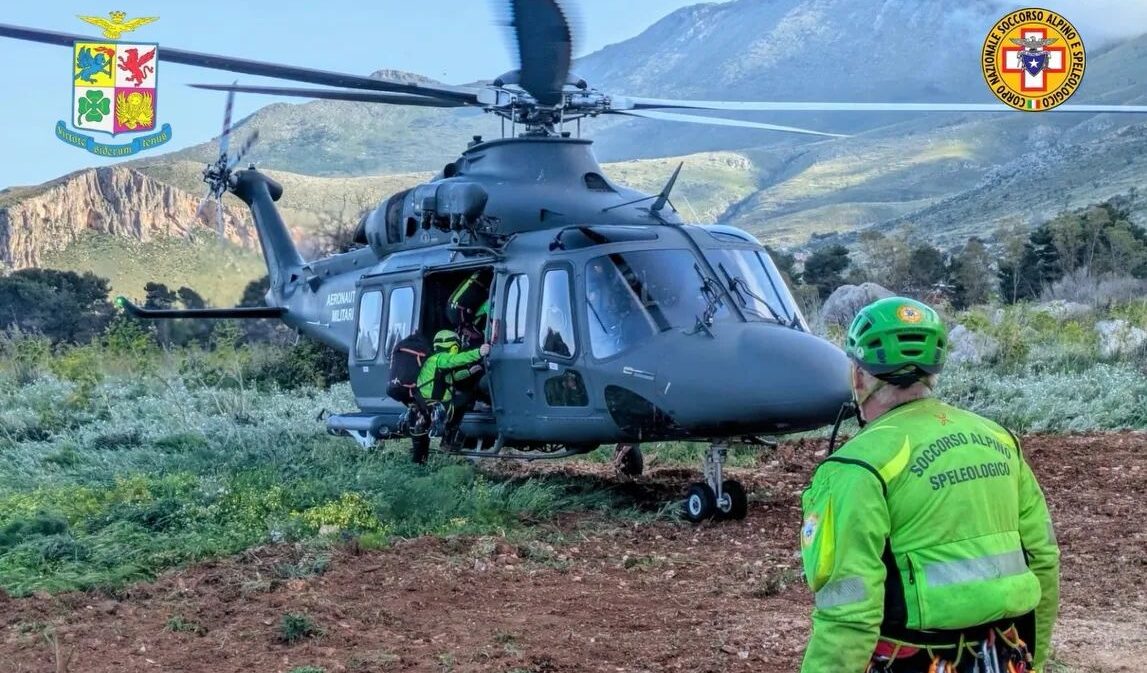 Recuperato alpinista ferito sul monte Monaco a San Vito Lo Capo