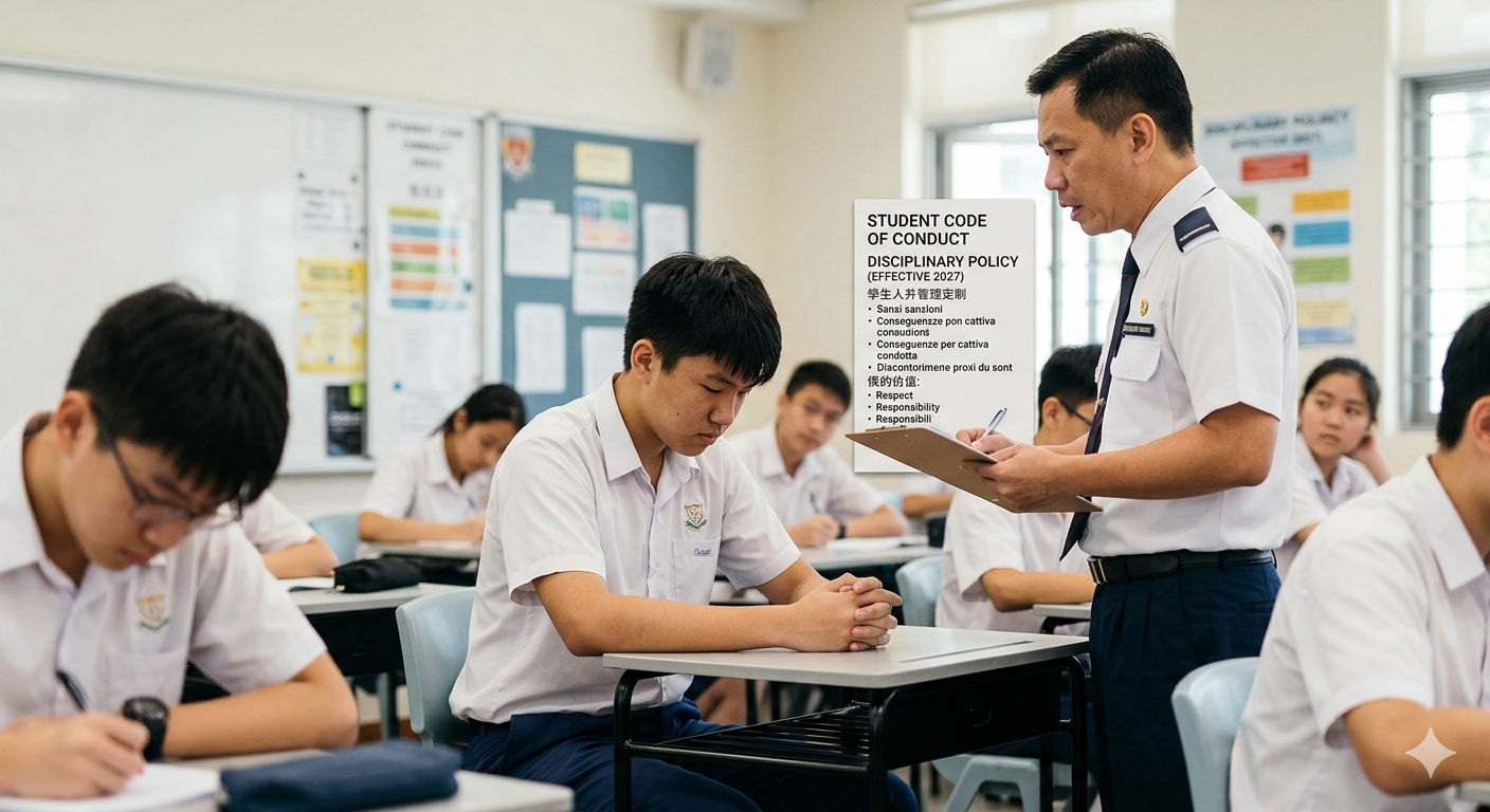 Singapore, sanzioni e frustate contro la cattiva condotta a scuola entro il 2027