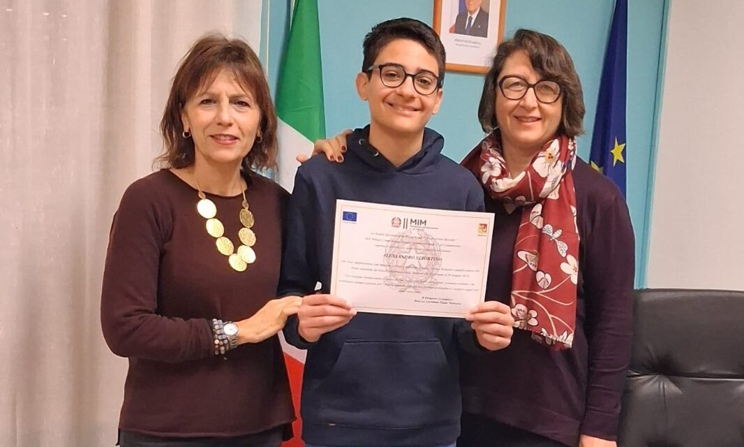 Caltanissetta, l’istituto “Rosso di San Secondo” partecipa alla finale nazionale dei Giochi Matematici con l’alunno Alessandro Sciortino