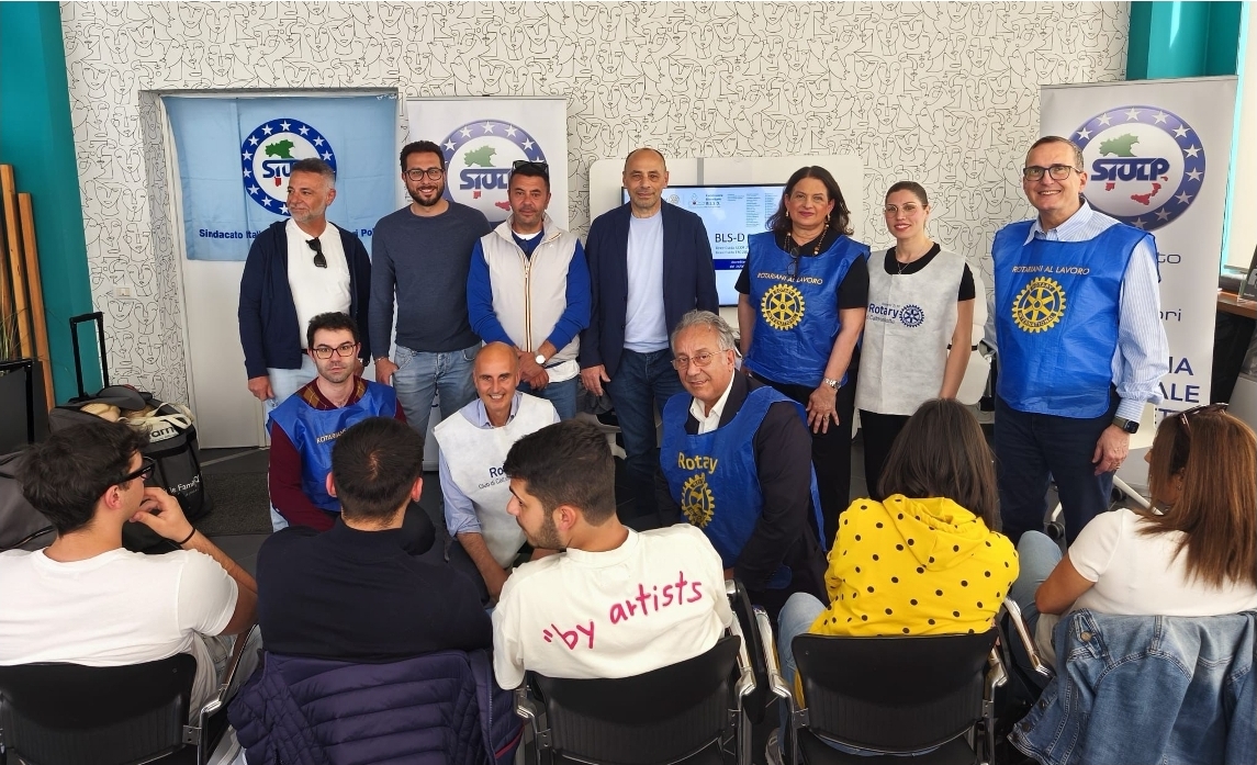 Caltanissetta. Sinergia tra SIULP, Rotary Club e Officine del Dentale: successo per il terzo corso di BLS-D