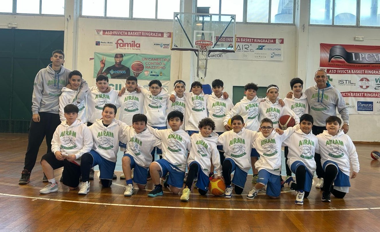 L’Airam Under 13 vola ai quarti di finale del campionato regionale: eliminato l’Happy Basket Palermo