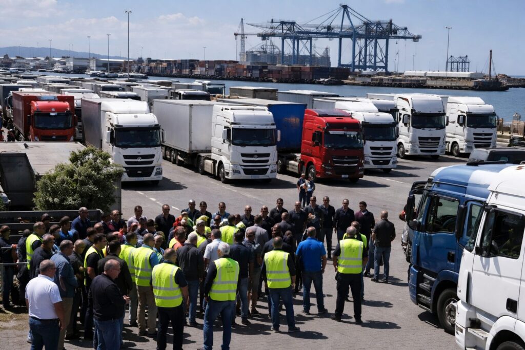Il comitato trasportatori siciliani convocato al Mit, sospeso il fermo dei Tir: resta lo stato di agitazione in vista dell’incontro a Roma