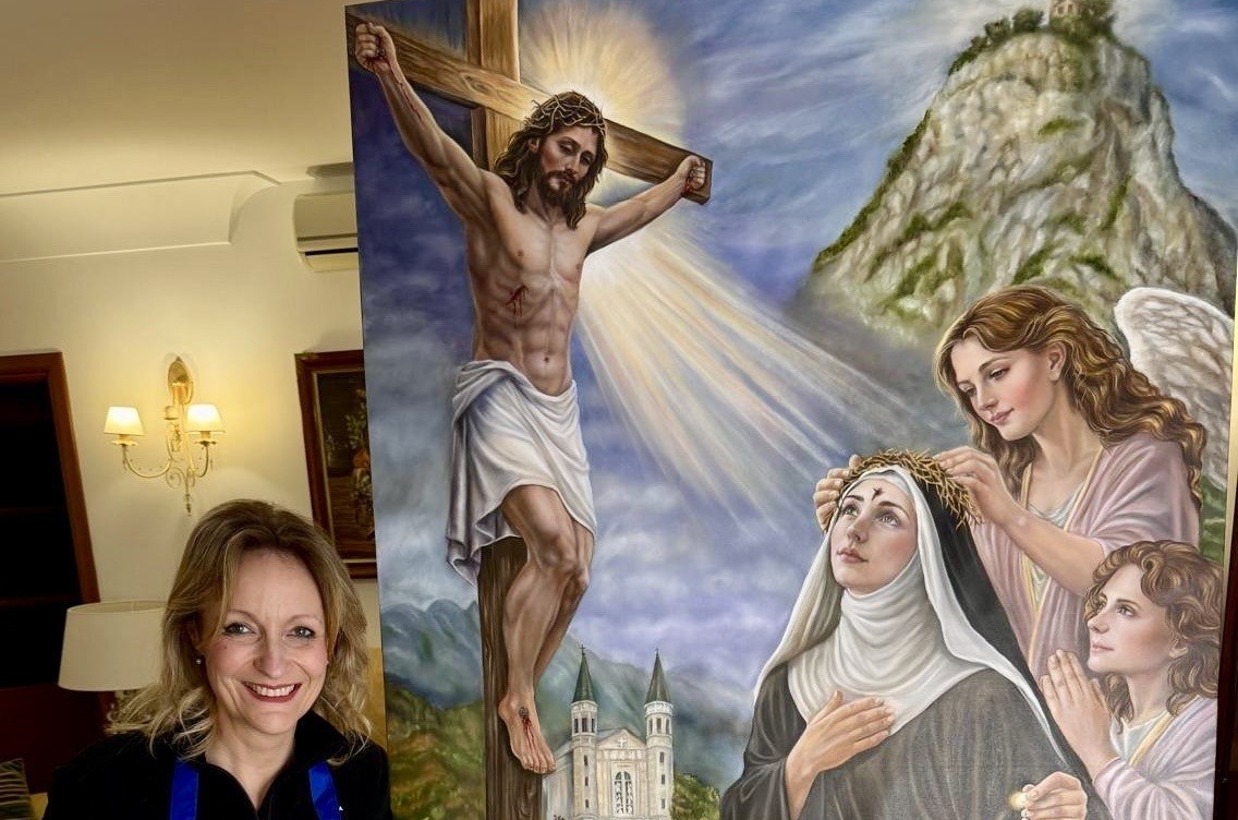 Mussomeli. Teresa Canalella, la pittrice che ha portato la luce della Sicilia a Cascia