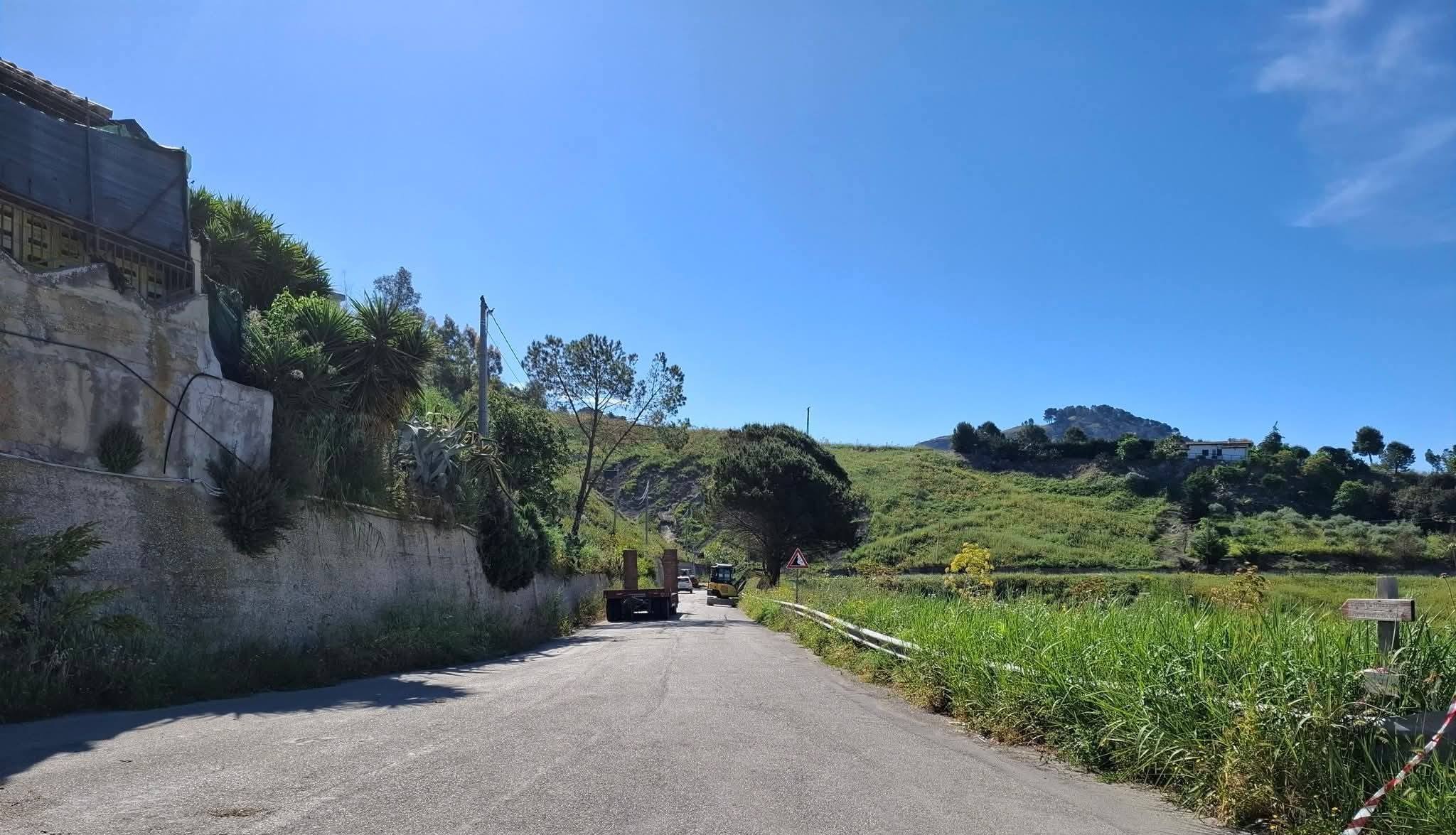 Campofranco. Iniziati i lavori alla strada provinciale 138 Campofranco – Sutera