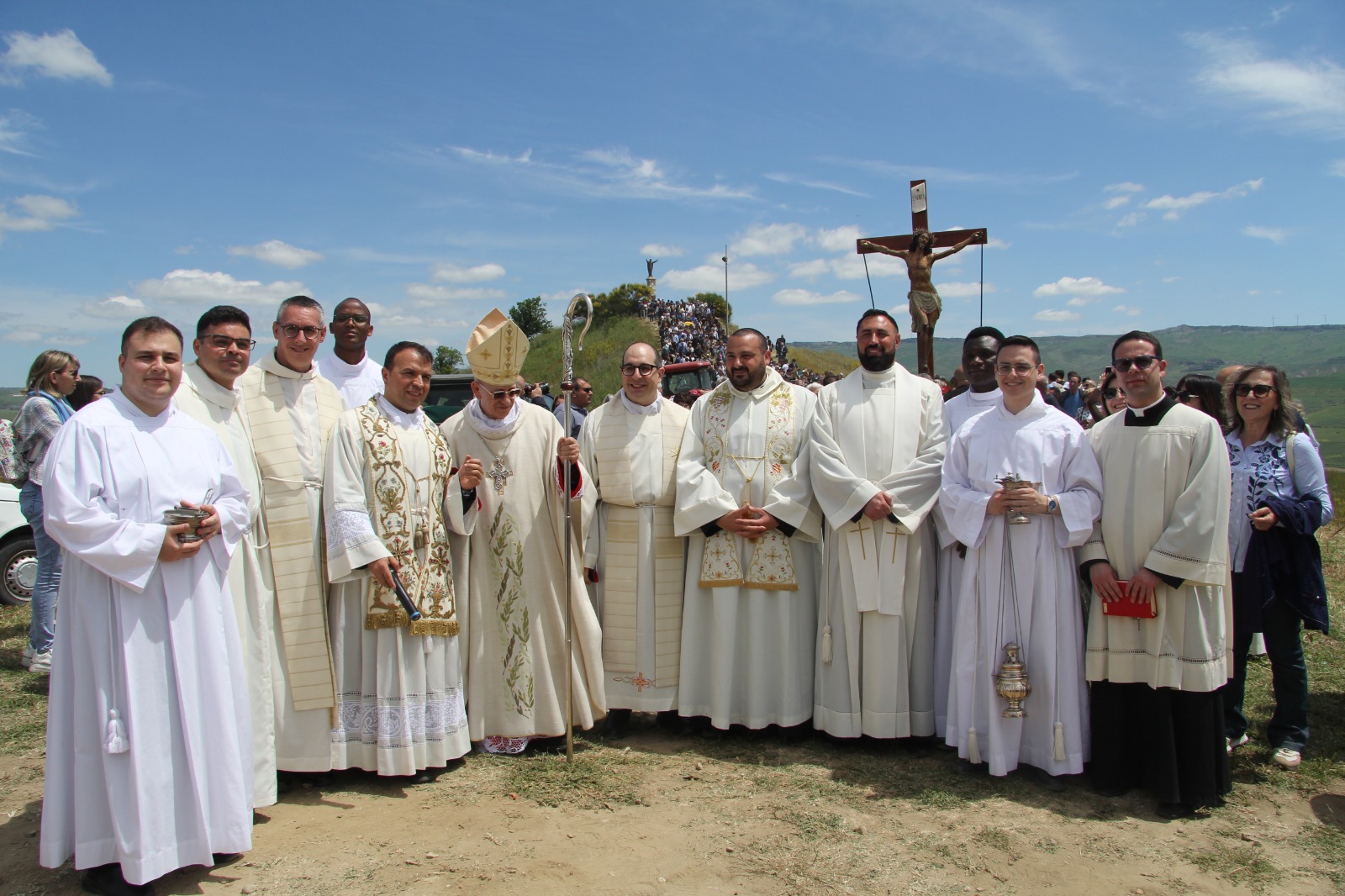 Marianopoli, festa ‘u Signuri di Bilici: seminaristi in pellegrinaggio al santuario
