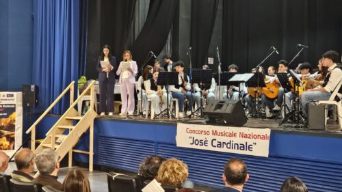 ICS “Leonardo da Vinci “Mussomeli, VII Concorso Musicale Nazionale “Josè Cardinale” Cine – teatro Manfredi”: Premiazione vincitori.