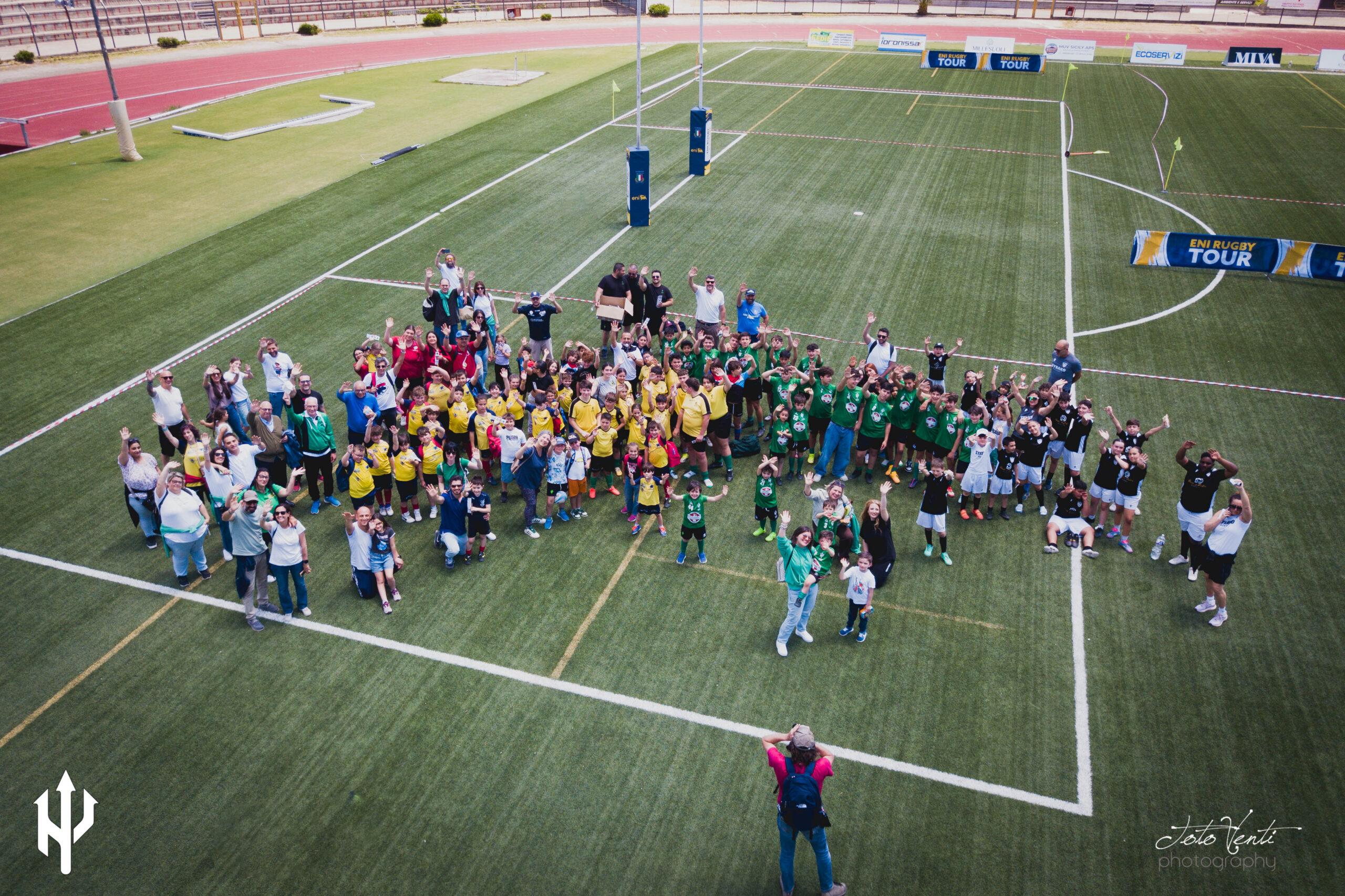Caltanissetta, tappa nazionale dell’Eni Rugby Tour: oltre 150 bambini da tutta la Sicilia