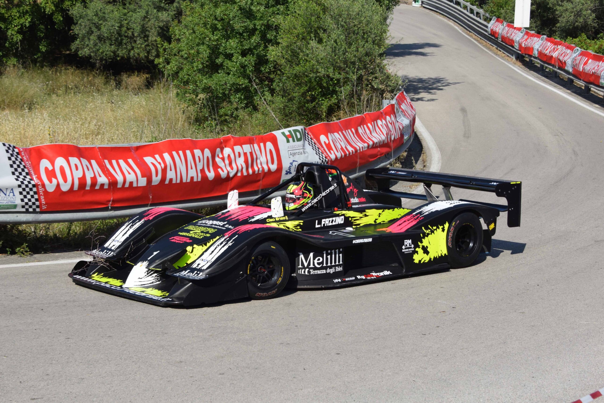 Motori. Luigi Fazzino trionfa alla 41^ Coppa Val d’Anapo Sortino al volante dell’Osella PA30 Evo