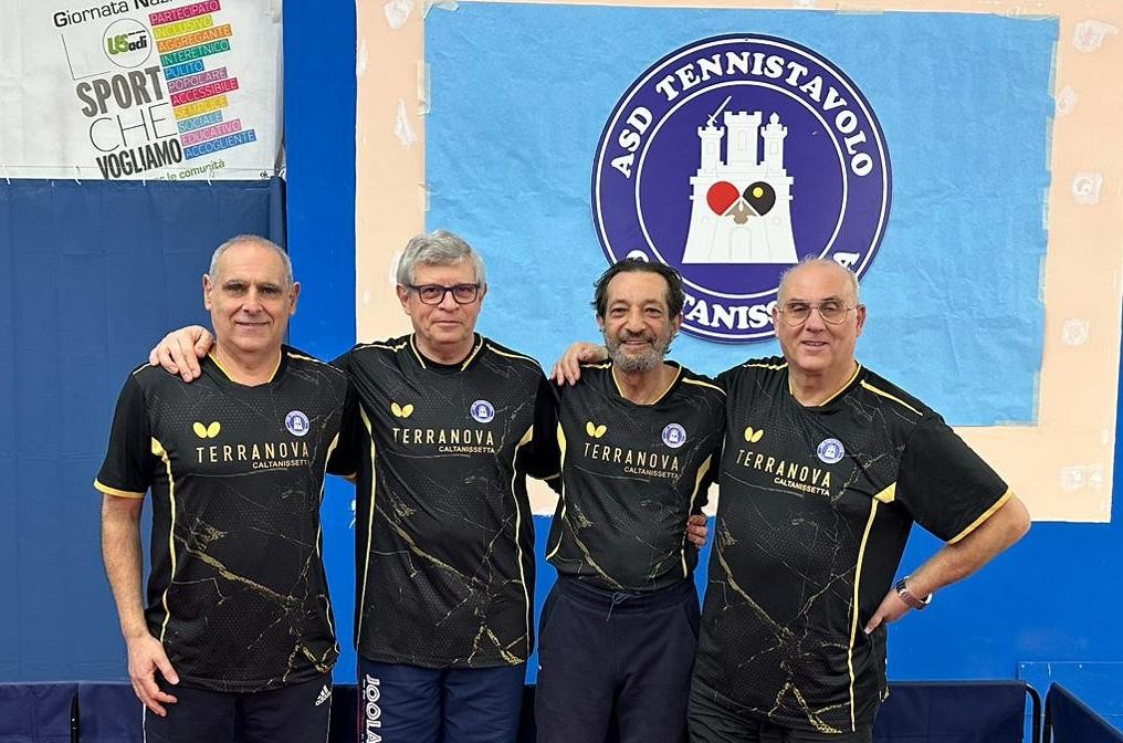 Tennistavolo Caltanissetta: conclusi i campionati di serie D1 e D2 con 4 squadre