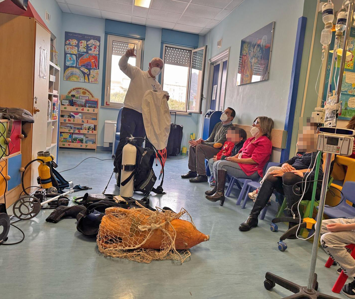 Solidarietà, piccoli pazienti oncoematologici di Palermo alla scoperta dei tesori del mare. Scarpinato: «Vicini a chi sta attraversando un momento difficile»