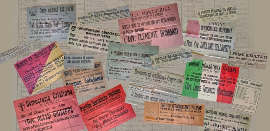 Archivio di Stato Caltanissetta: dall’1 al 30 giugno la mostra documentaria “La scelta degli italiani: il voto che fece la Repubblica. Il referendum del 2 giugno 1946”