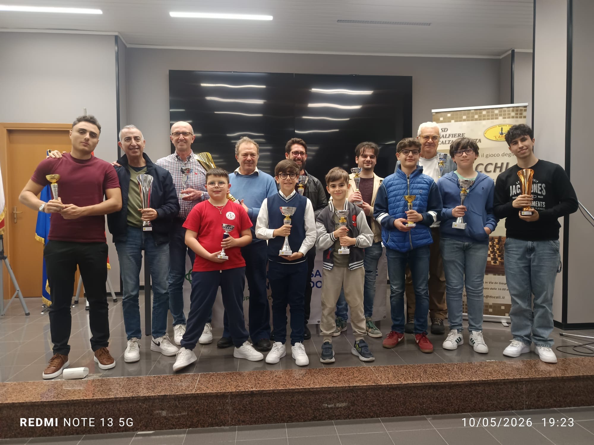 2° Festival di Scacchi “Città di San Cataldo”: vince Giuseppe Fabiano