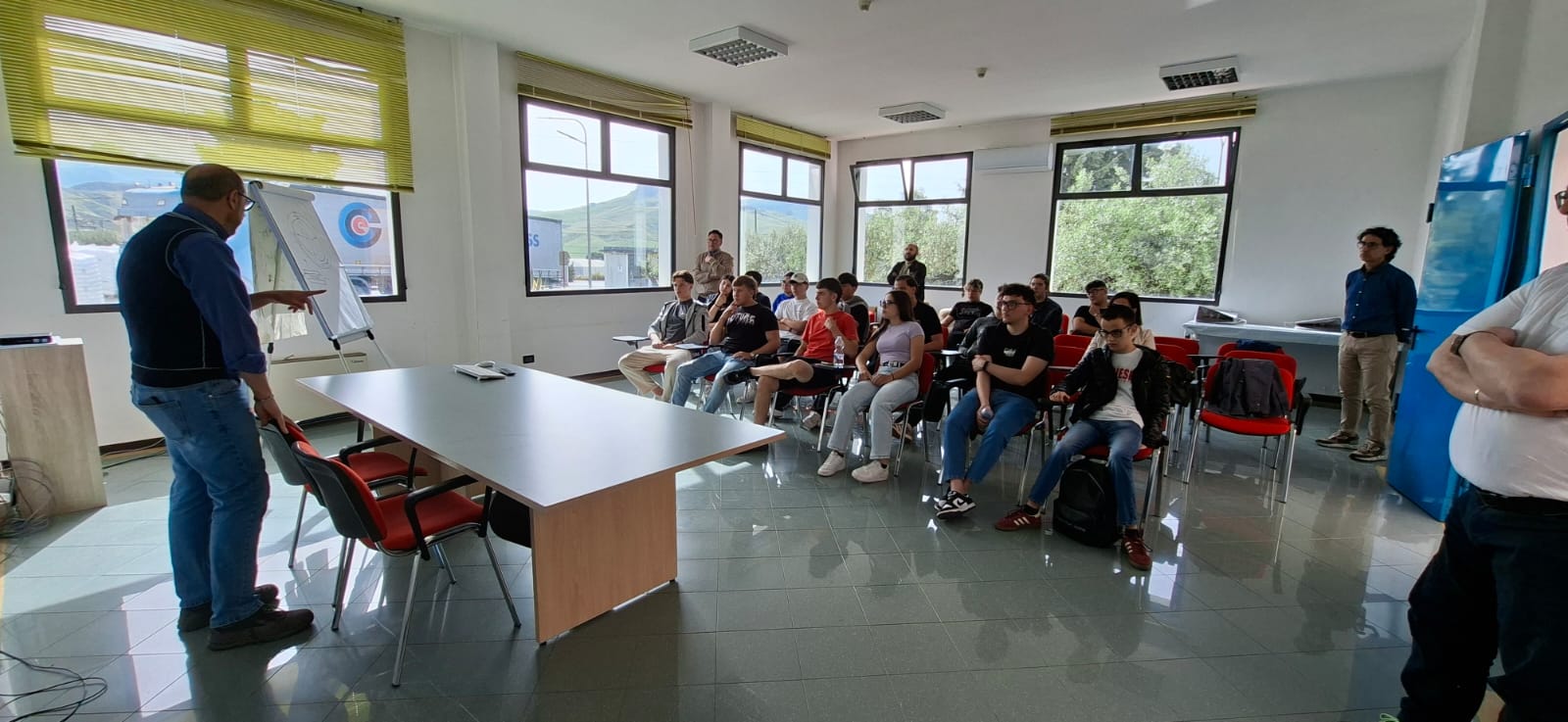 Studenti di Campofranco dell’I.I.S. “G.B.Hodierna” e le  iniziative di orientamento