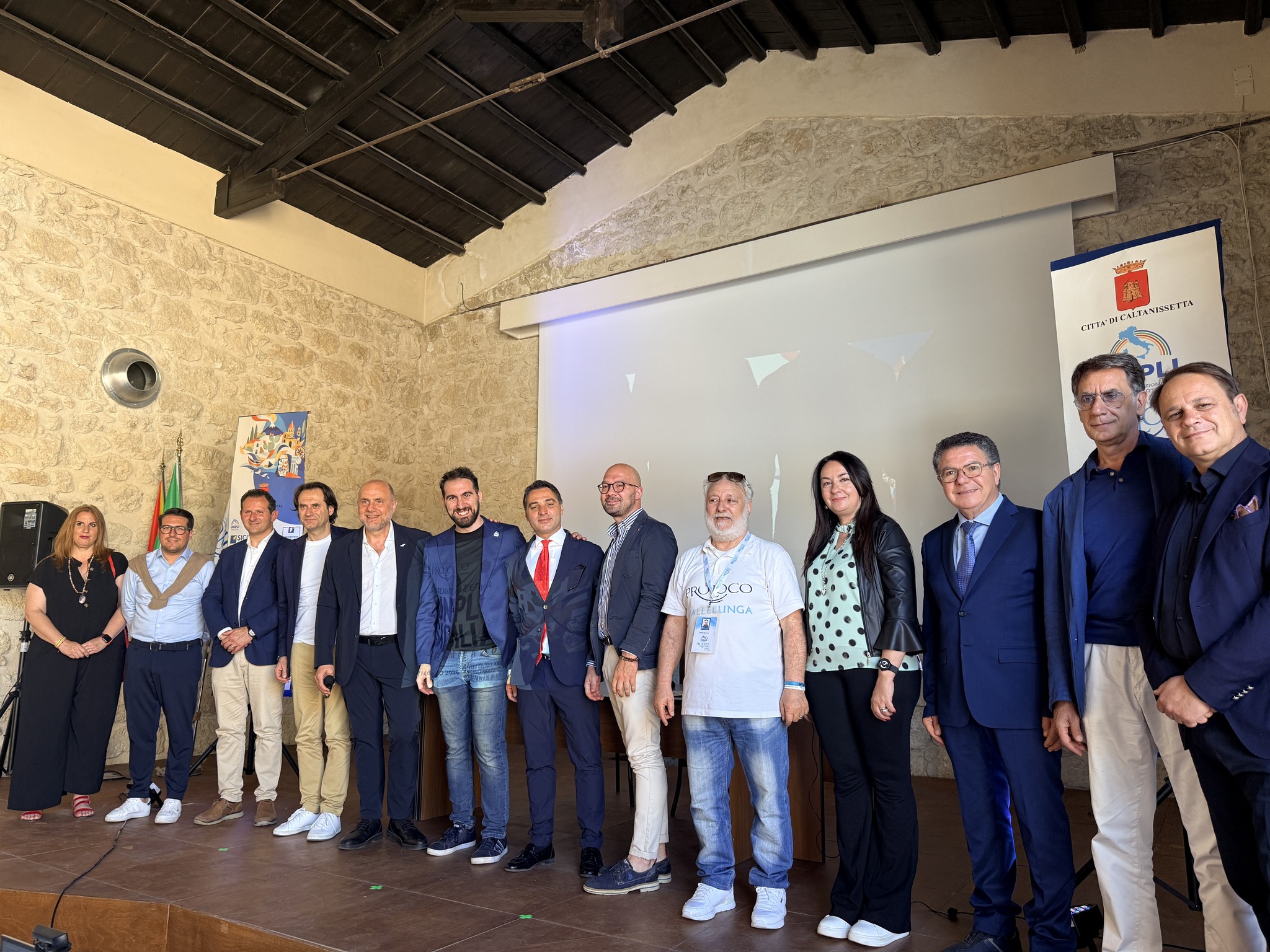Assemblea regionale UNPLI a Caltanissetta: Riconoscimento  a Pro Loco Mussomeli. Presente il neo sindaco Gianluca Nigrelli