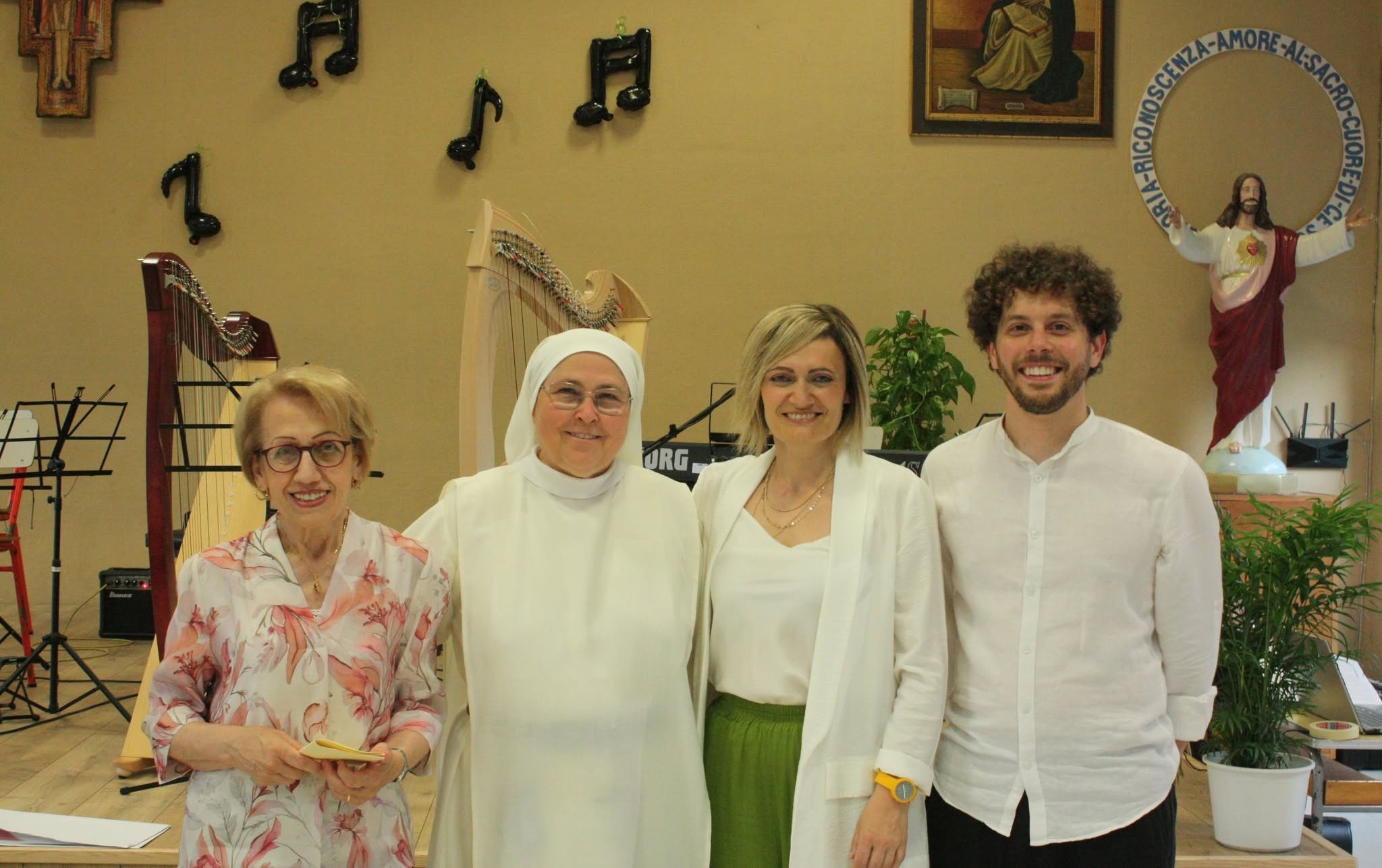Caltanissetta. All’Oasi Cristo Re la Festa della Musica all’insegna di arpa celtica, pianoforte e chitarra