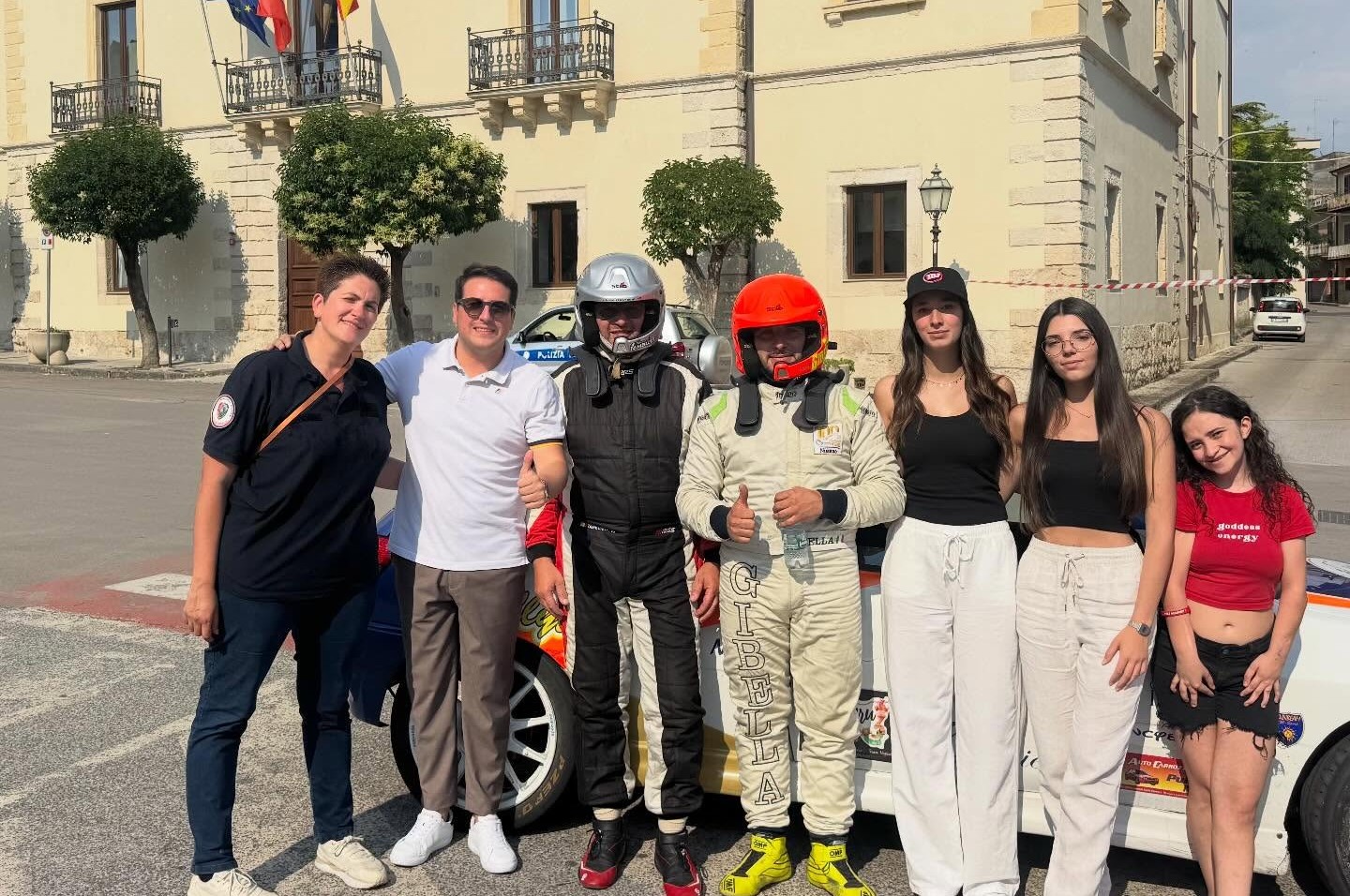 Il saluto finale del sindaco di Santa Caterina al Rally di Caltanissetta