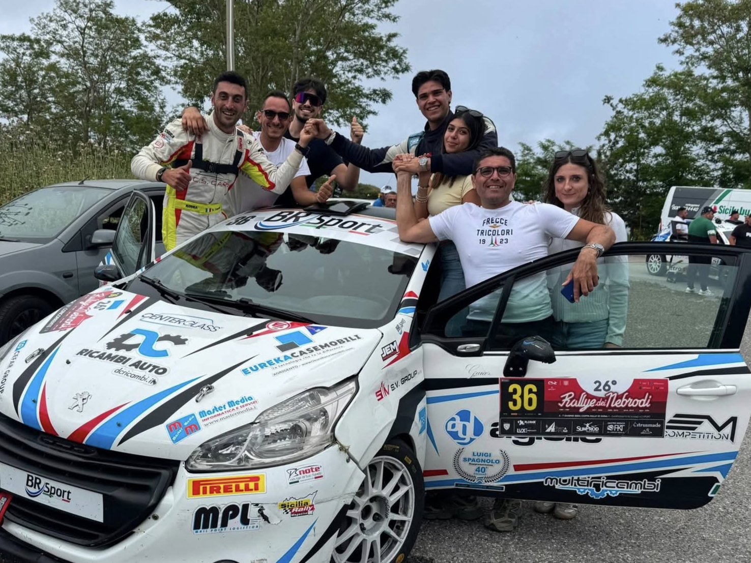Nicoletti-Cancemi, impresa al Rally dei Nebrodi: l’equipaggio nisseno 13° assoluto e vittoria di classe dopo una straordinaria rimonta