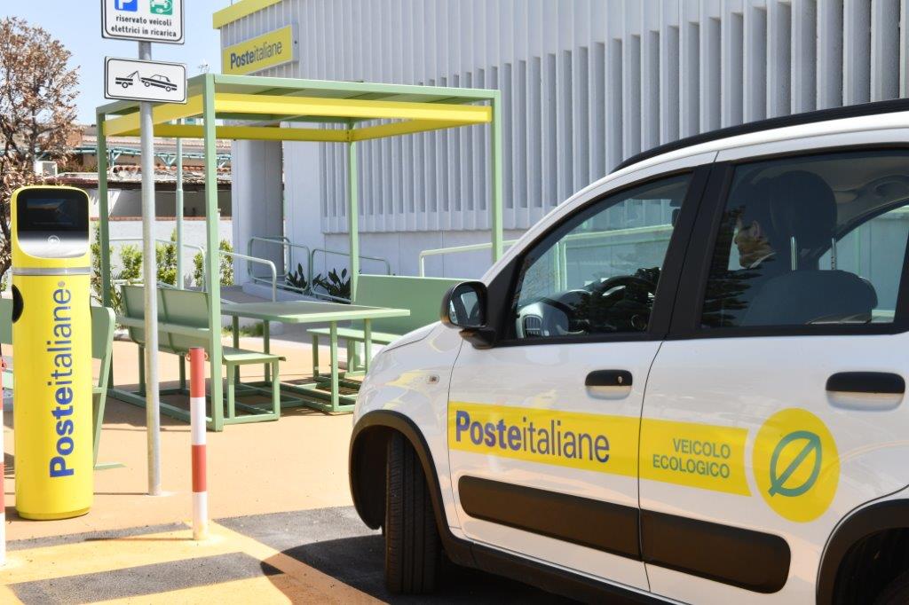 Poste Italiane: mobilità sostenibile, 30 i punti di ricarica attivi nel Nisseno; oltre 3.200 colonnine installate in Italia
