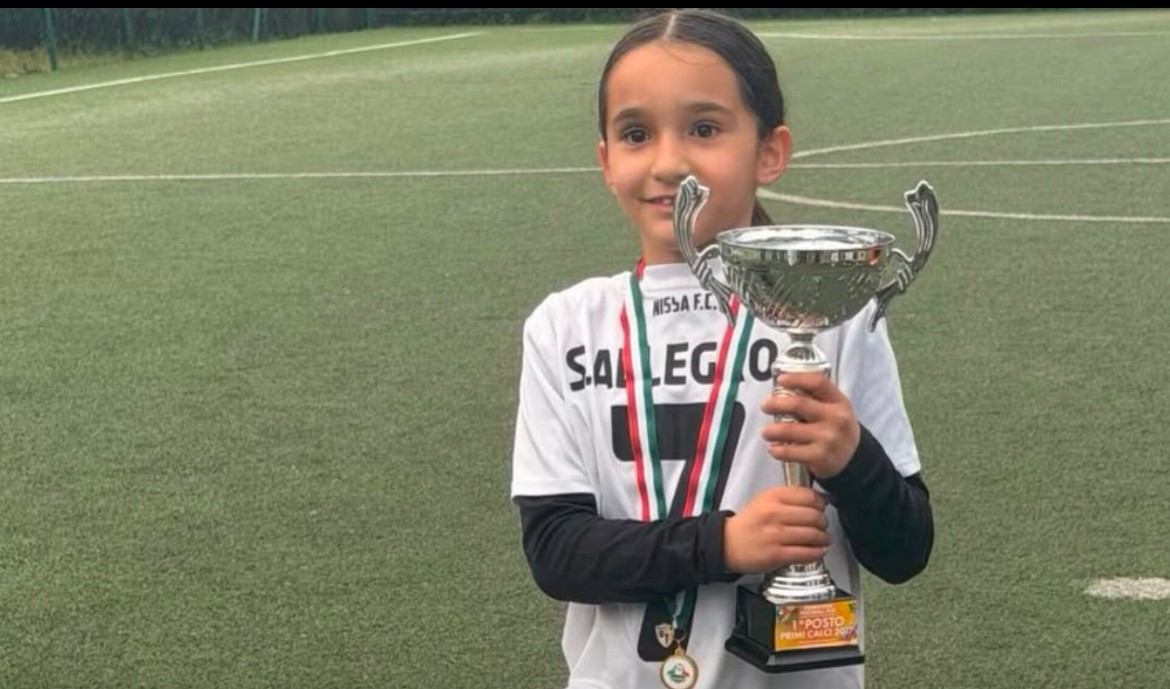 Il talento calcistico della piccola Sarah Allegro tra due grandi sogni chiamati Juventus e Barcellona