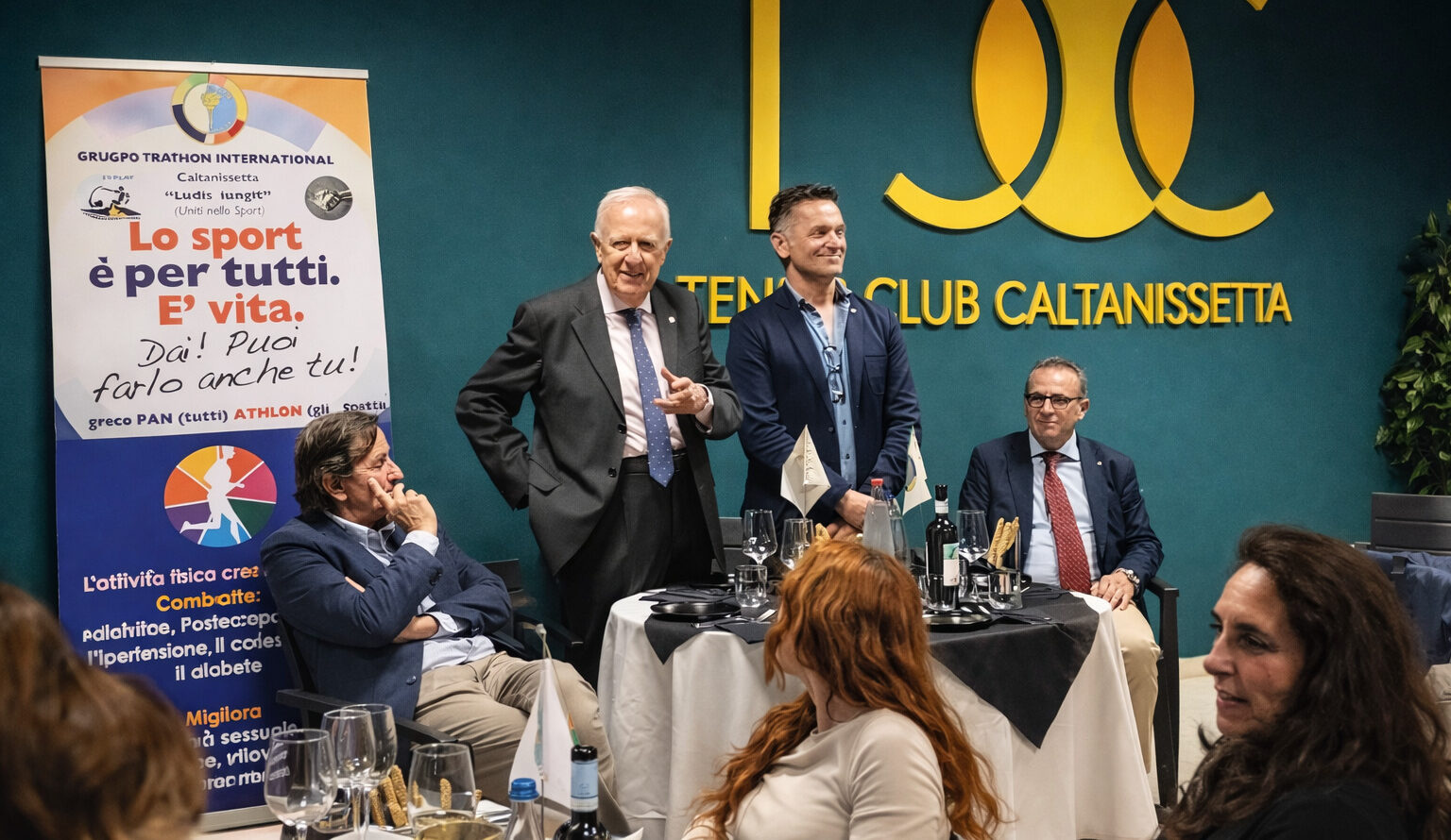 Caltanissetta, Panathlon Club e Tennis Club in sinergia: una serata all’insegna dei valori dello sport