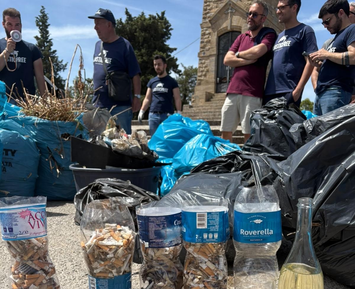 Caltanissetta ha aderito alla mobilitazione nazionale di Plastic Free Onlus “Il Pianeta non è un posacenere” con cleanup a Monte S. Giuliano