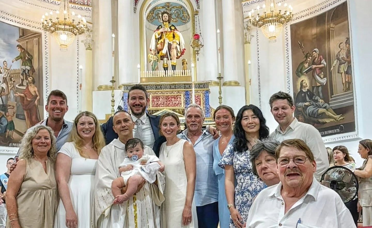 Butera. Coppia statunitense ha battezzato il proprio figlio presso il Santuario di San Rocco