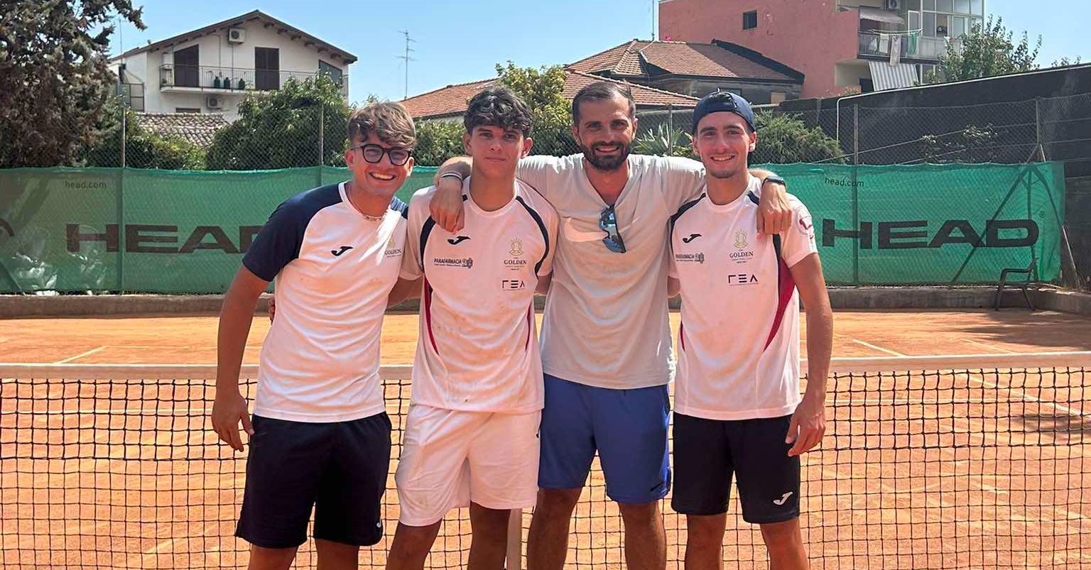 Il New Golden Tennis Caltanissetta s’impone ai Campionati regionali Under 18 a squadre