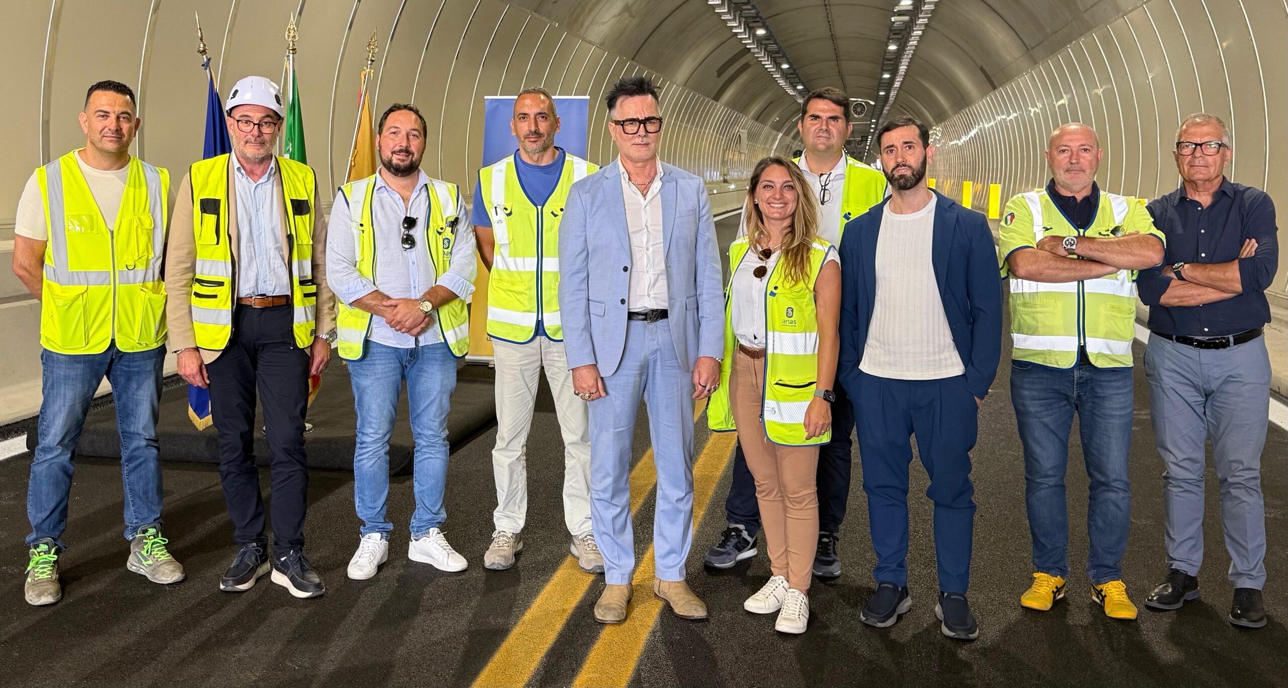 Sicilia, Anas: A19 “Palermo-Catania”, sopralluogo tecnico nella galleria Tremonzelli