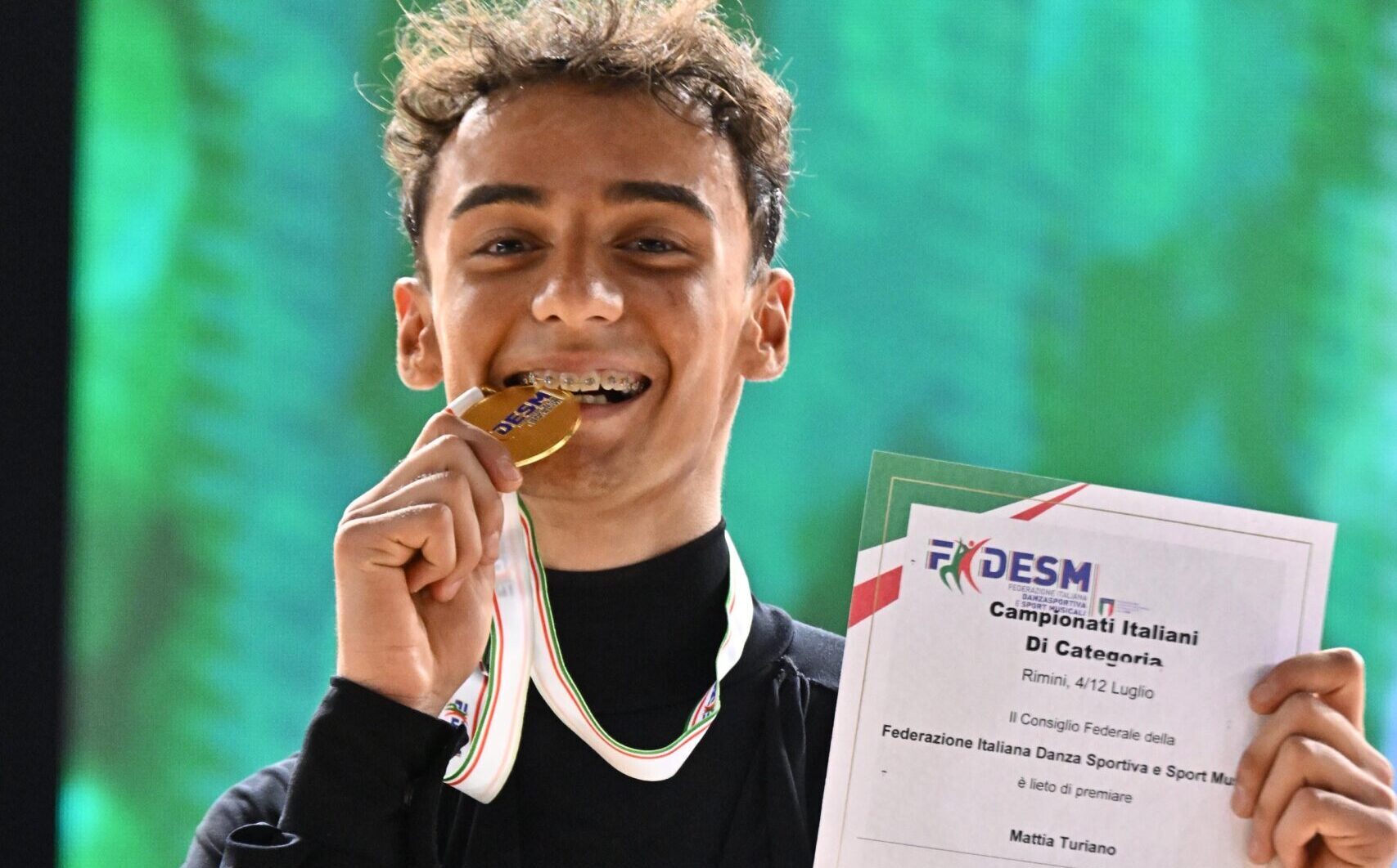 Caltanissetta, Full Dance Academy: il nisseno Mattia Turano Campione Italiano FIDESM 2026
