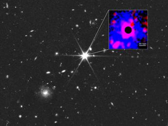Scoperto il primo gas caldo primordiale attorno a un quasar