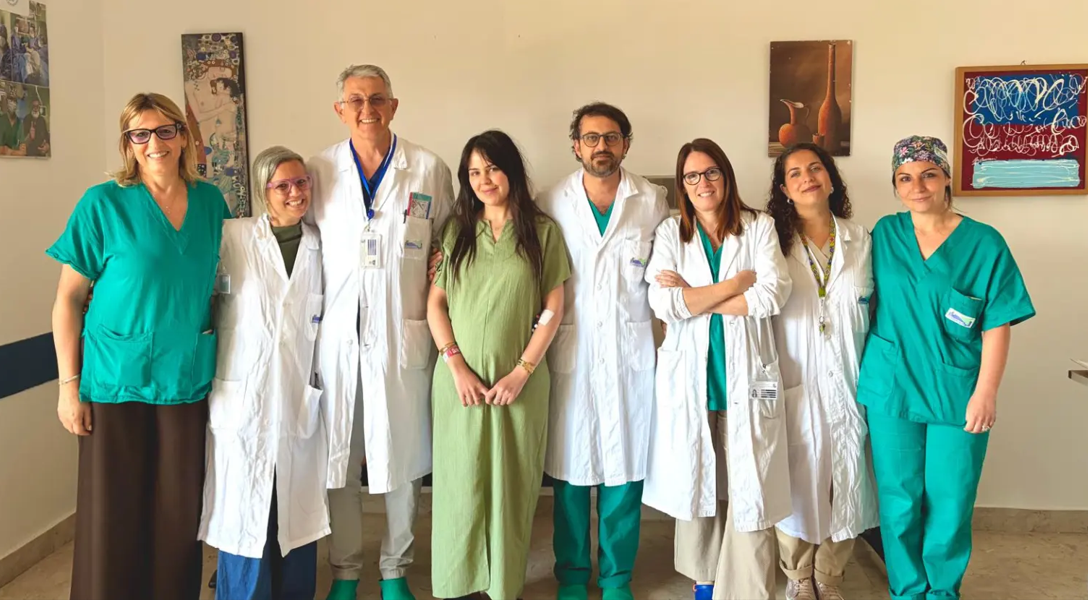 Palermo, trasfusione di sangue intrauterina su un feto di 18 settimane