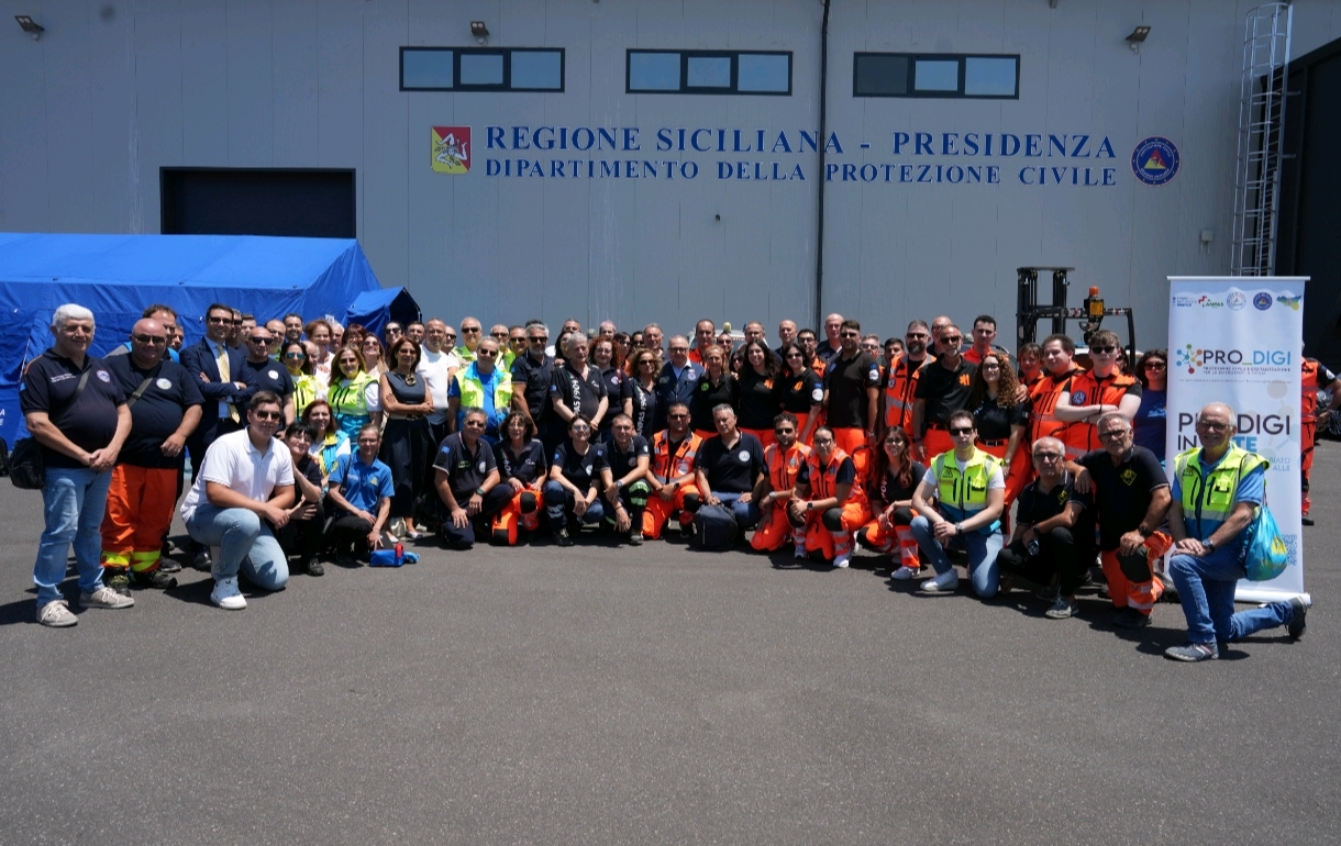 ProDigi, si conclude il progetto che ha formato oltre 600 volontari della protezione civile siciliana