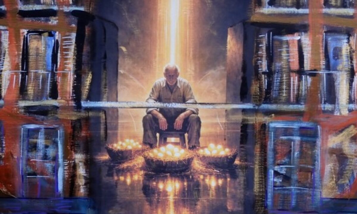 Francesco Guadagnuolo, il Vecchio del Mercato Strata ’a foglia: l’epifania della dignità umana nel silenzio metafisico di Caltanissetta