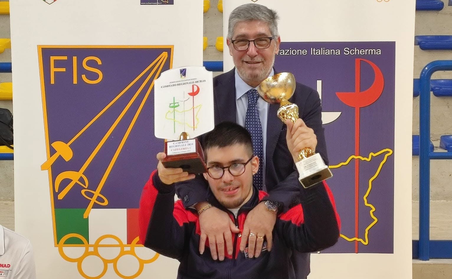Scherma. Conferita al Gruppo Schermistico Nisseno la Stella di Bronzo al Merito Sportivo Paralimpico