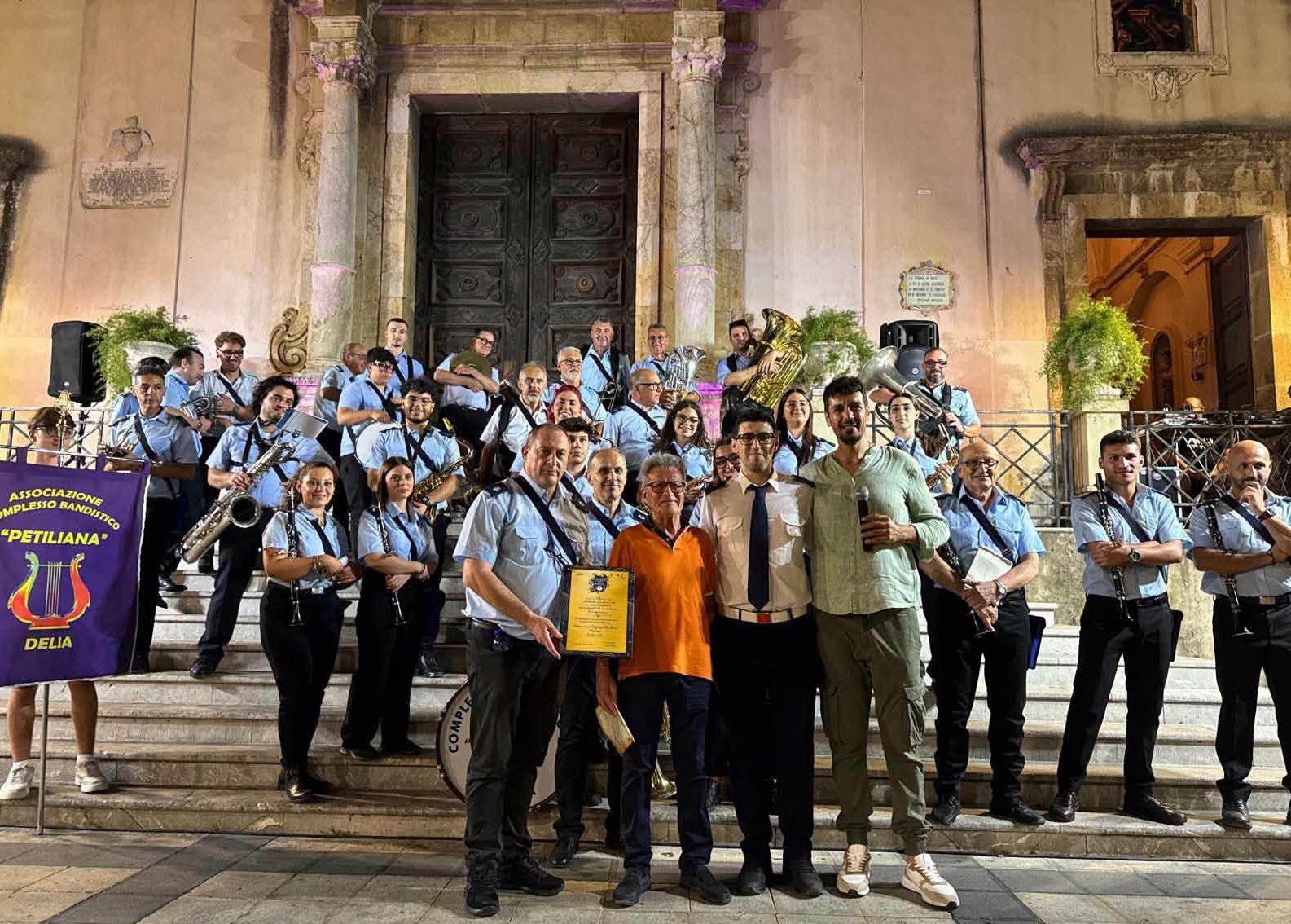 Delia. Al Raduno Bandistico di Fiumendisi (Me), gran successo per il Complesso bandistico “Petiliana”