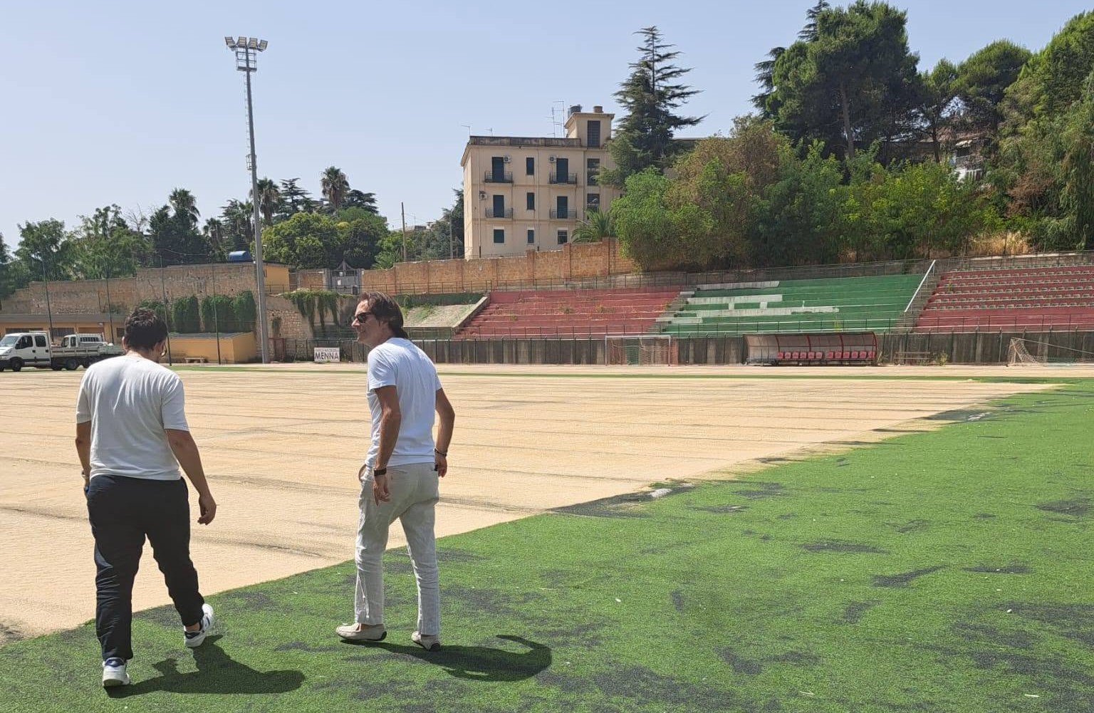 San Cataldo. Sopralluogo del sindaco su alcuni cantieri attivi in Città per verificarne l’avanzamento dei lavori
