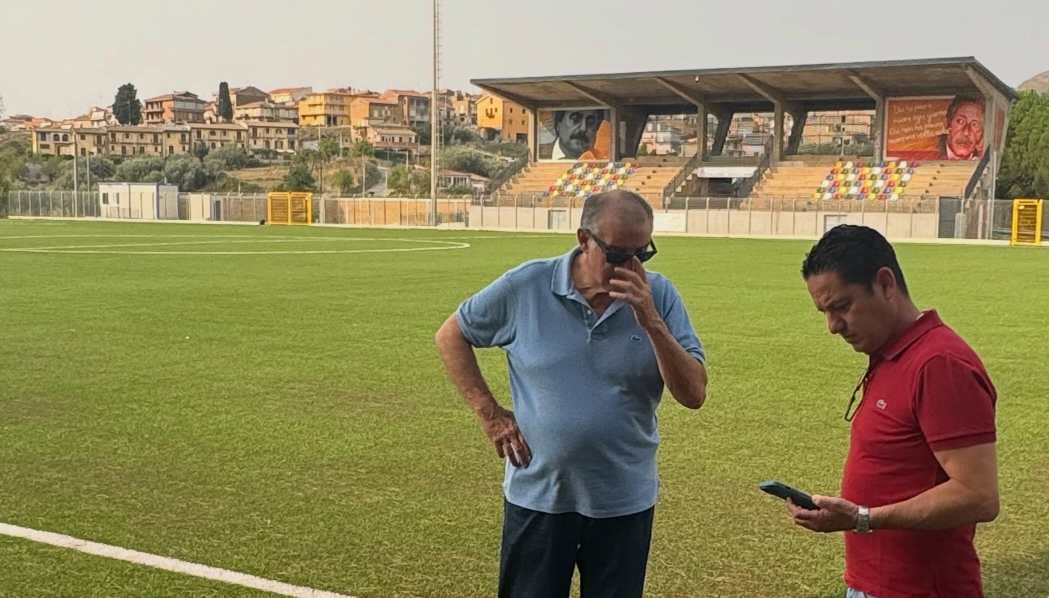 Santa Caterina. Allo stadio comunale la Lnd ha svolto collaudo e omologazione dell’impianto sportivo