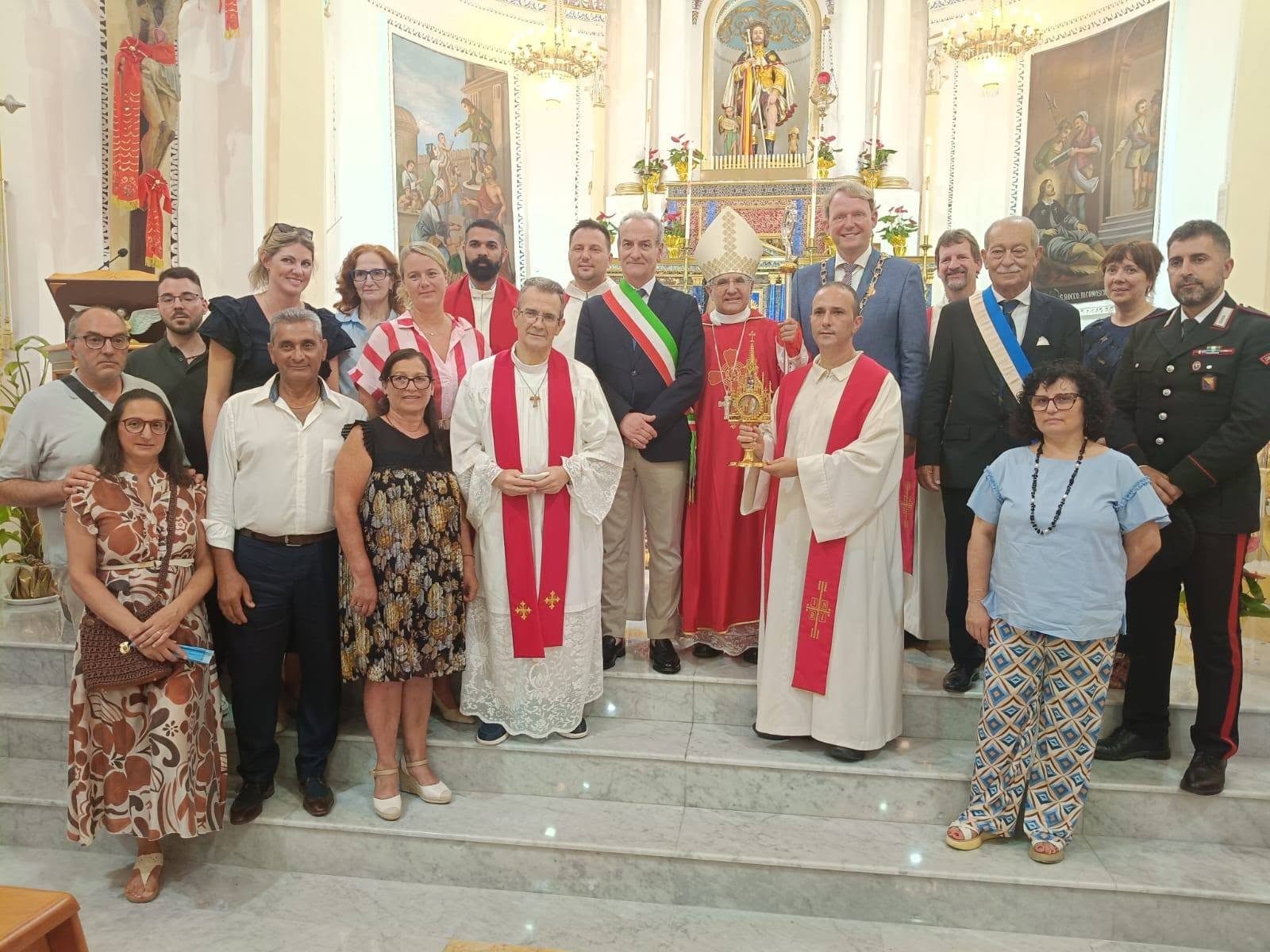 Butera. Le reliquie di Sant Elgelbert, il Santo venerato a Gevelsberg, accolte dalla comunità buterese
