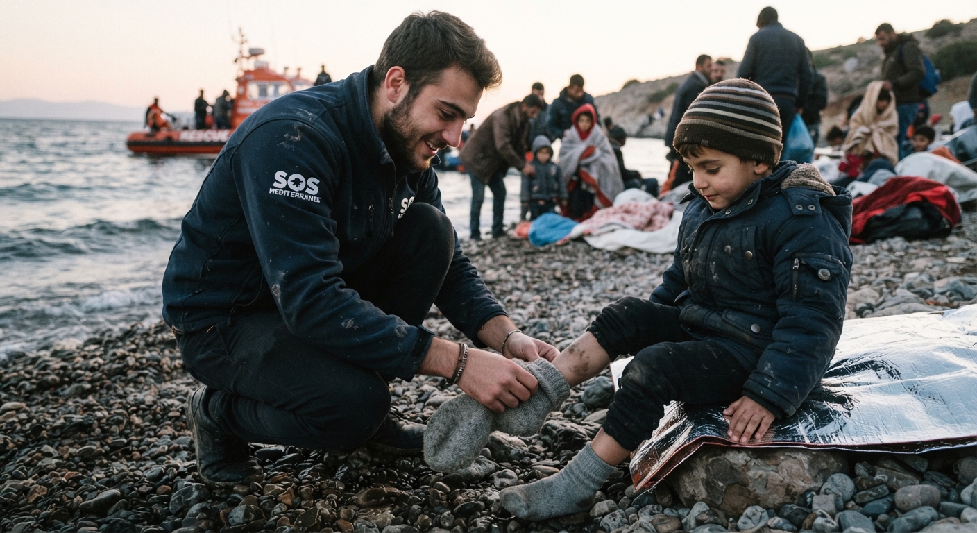 Si tolse calze per darle a bimbo migrante, ‘gesti ordinari’. Il luogotenente Giuliano citato da Zuppi, ‘quando sono a mare devono essere tutti salvati