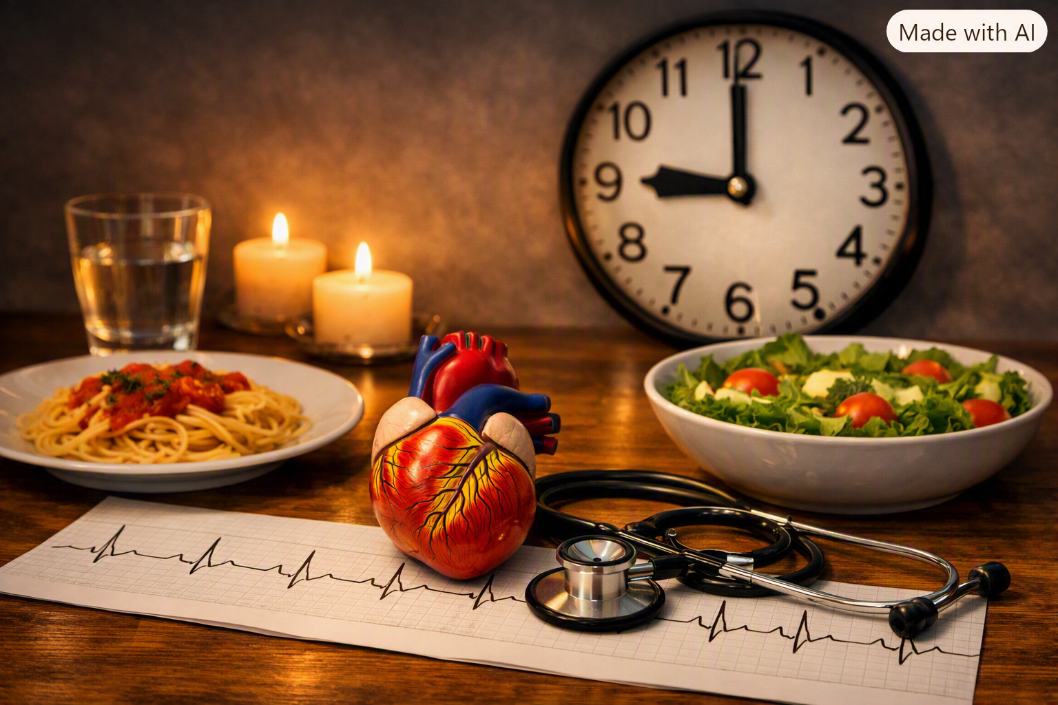 Cena serale e cuore: perché conta l’orario