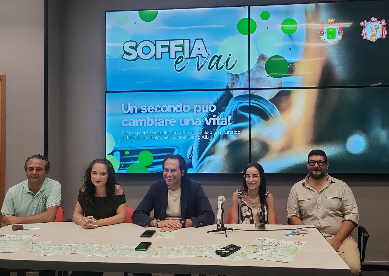 San Cataldo. No alcol al volante: nasce “Soffia e Vai”, il progetto dei giovani per la sicurezza stradale